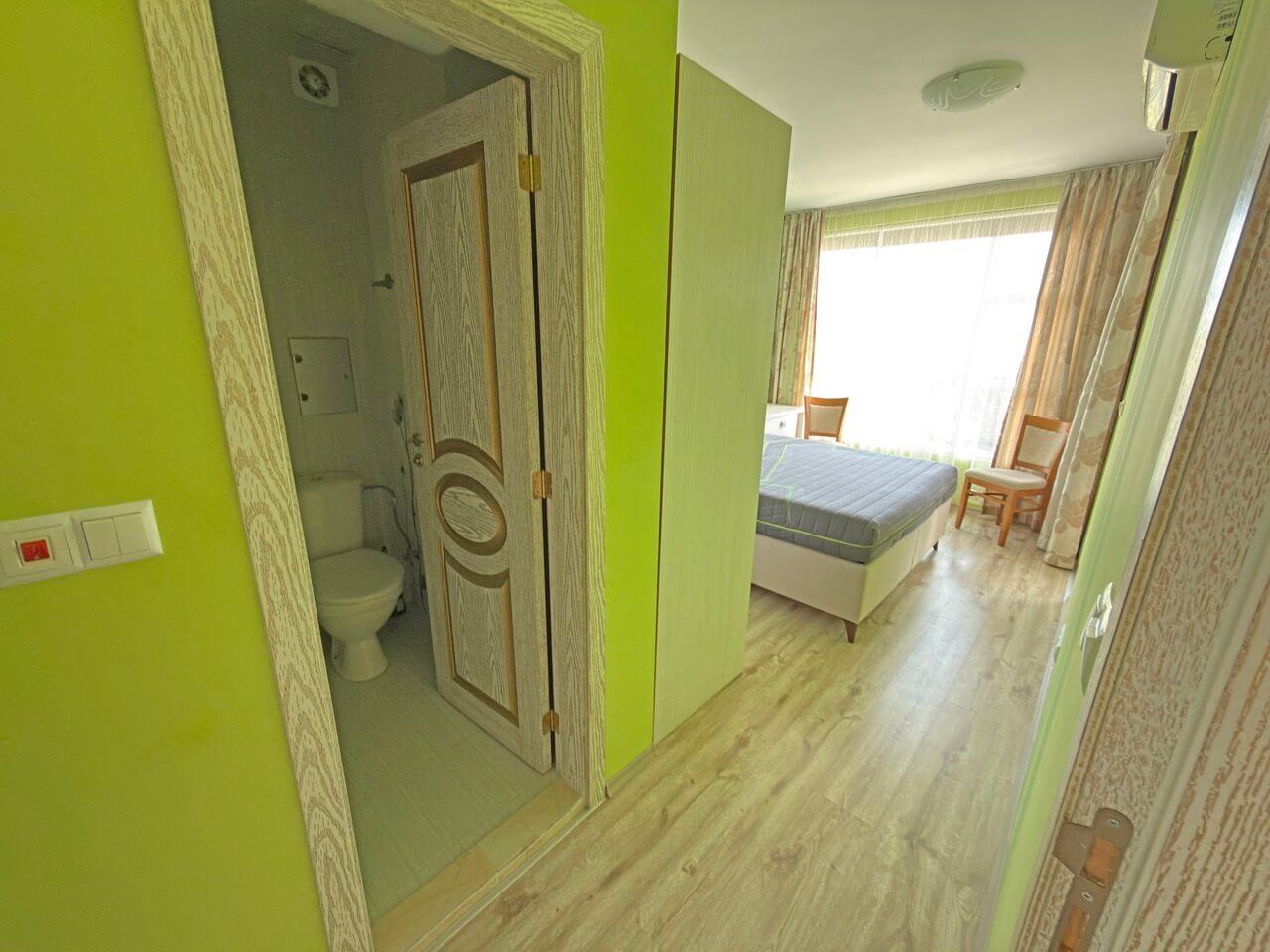 Three-Room Apartment with Sea Views, 200 Metres from the Beach in Pomorie