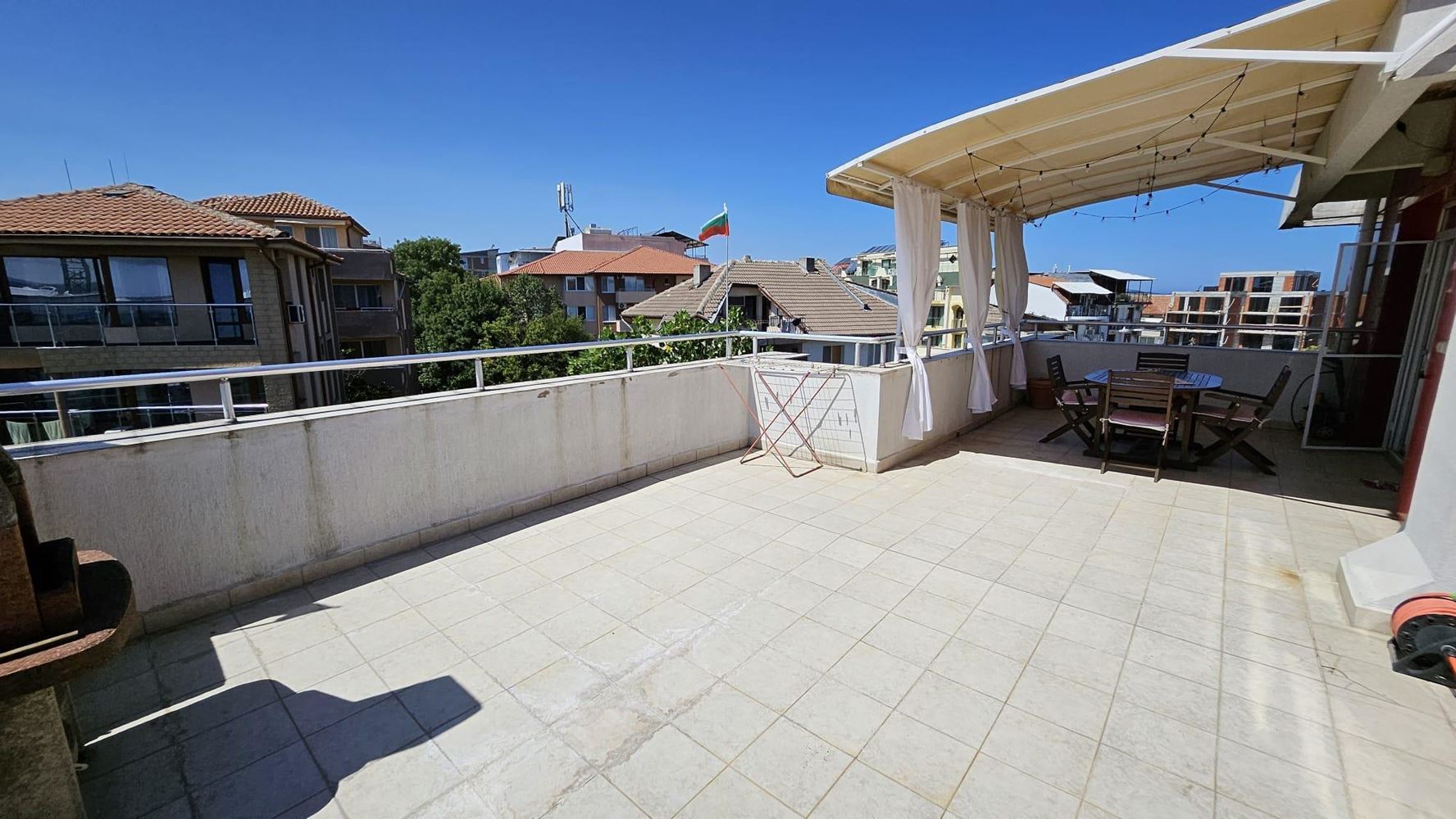 Two-Bedroom Apartment on the First Sea Line in Kiten with Panoramic Sea View and Impressive Terraces