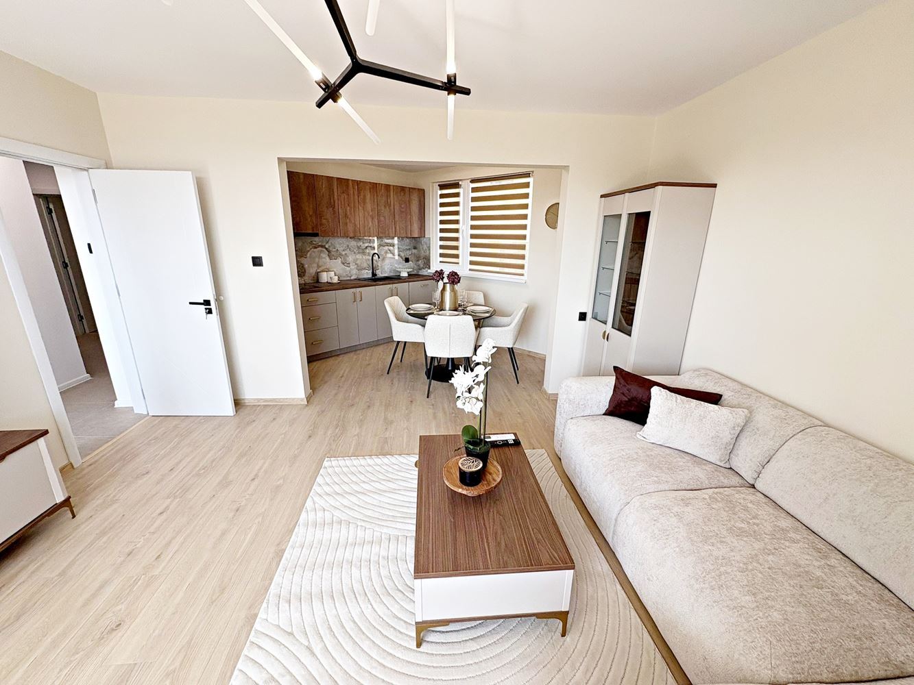 Two independent residential spaces with sea view in the center of Sveti Vlas – designer interior and private parking space