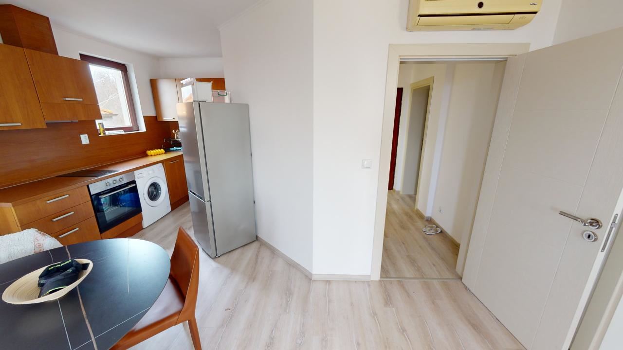 Two-Bedroom Apartment with Mountain Panorama in a Year-Round Complex near Sunny Beach