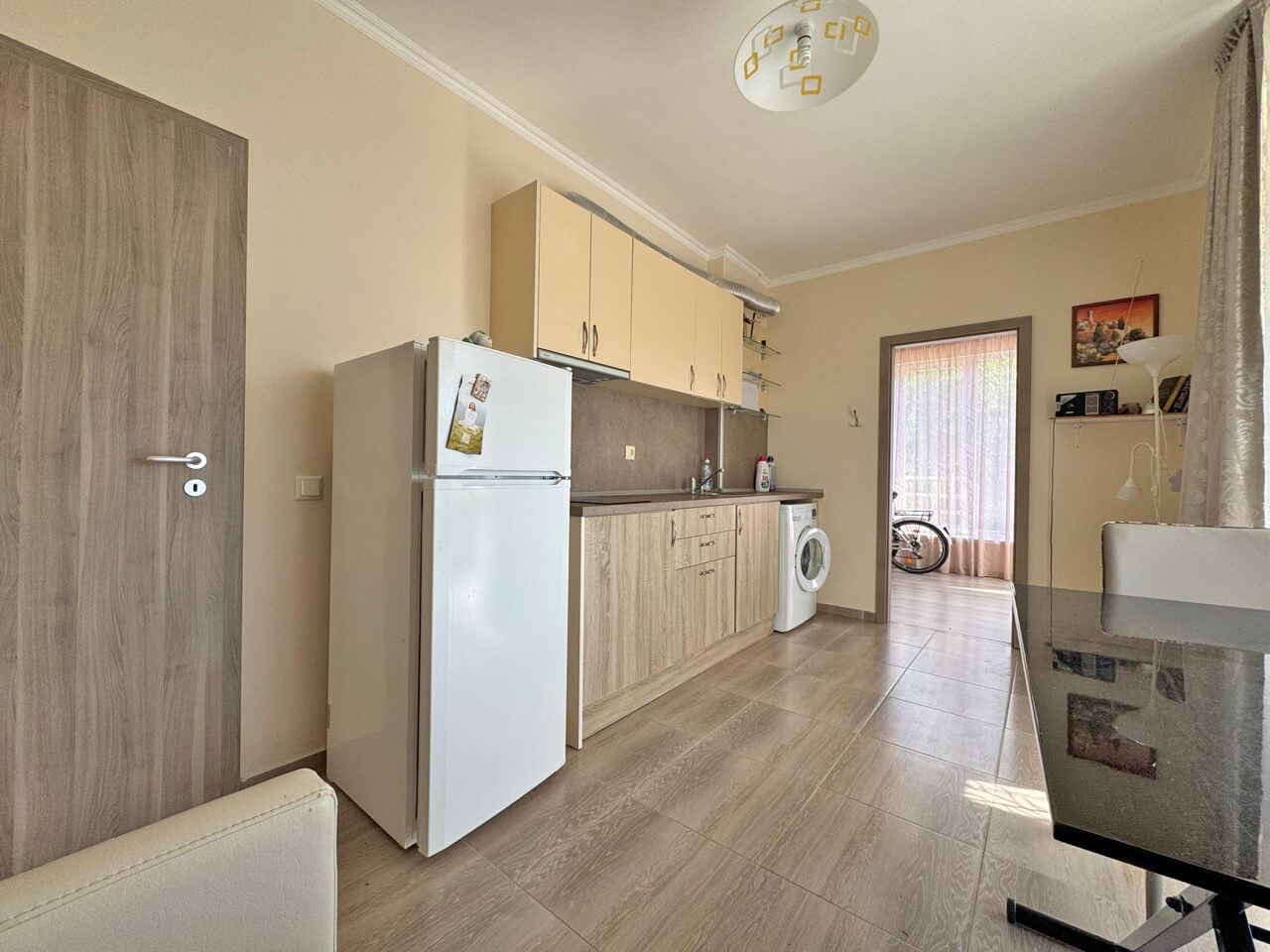 Apartment with Two Bedrooms and Pool View in a Modern Complex in Sunny Beach