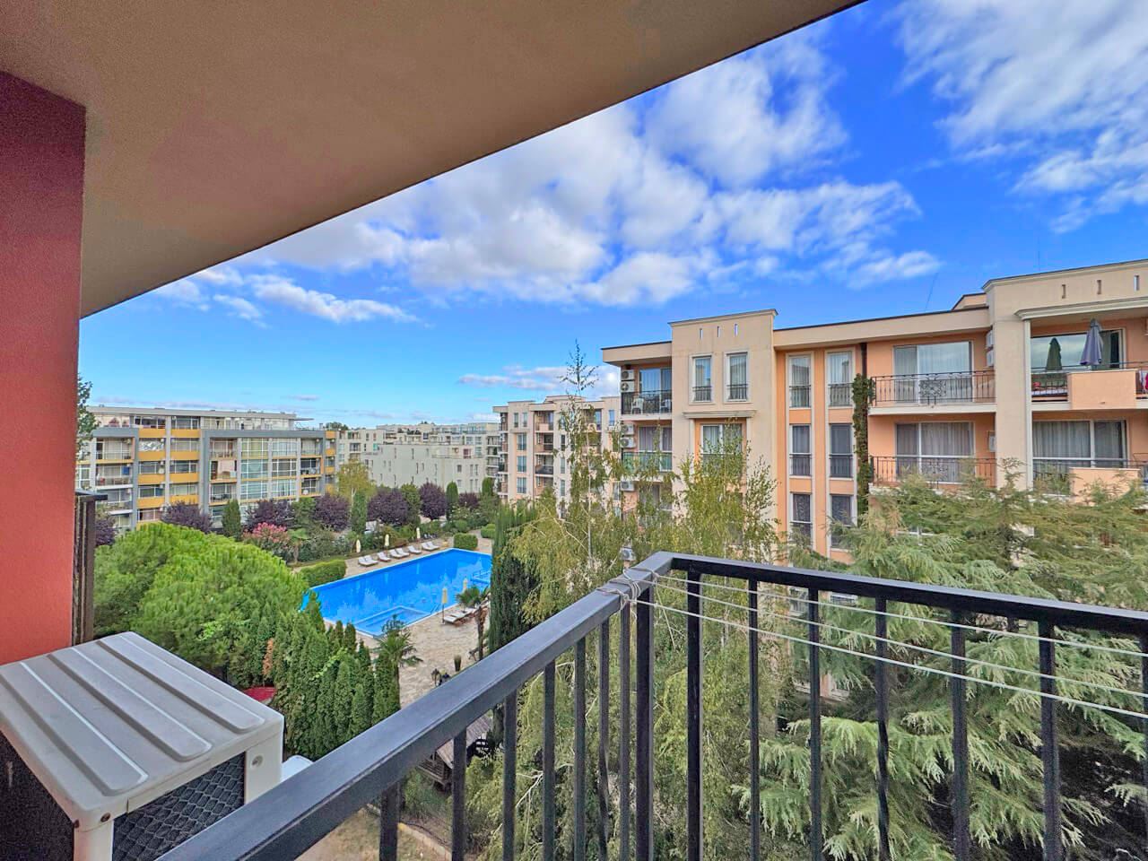 Furnished Studio with Pool View in Sunny Beach – An Excellent Choice for Holidays and Investment