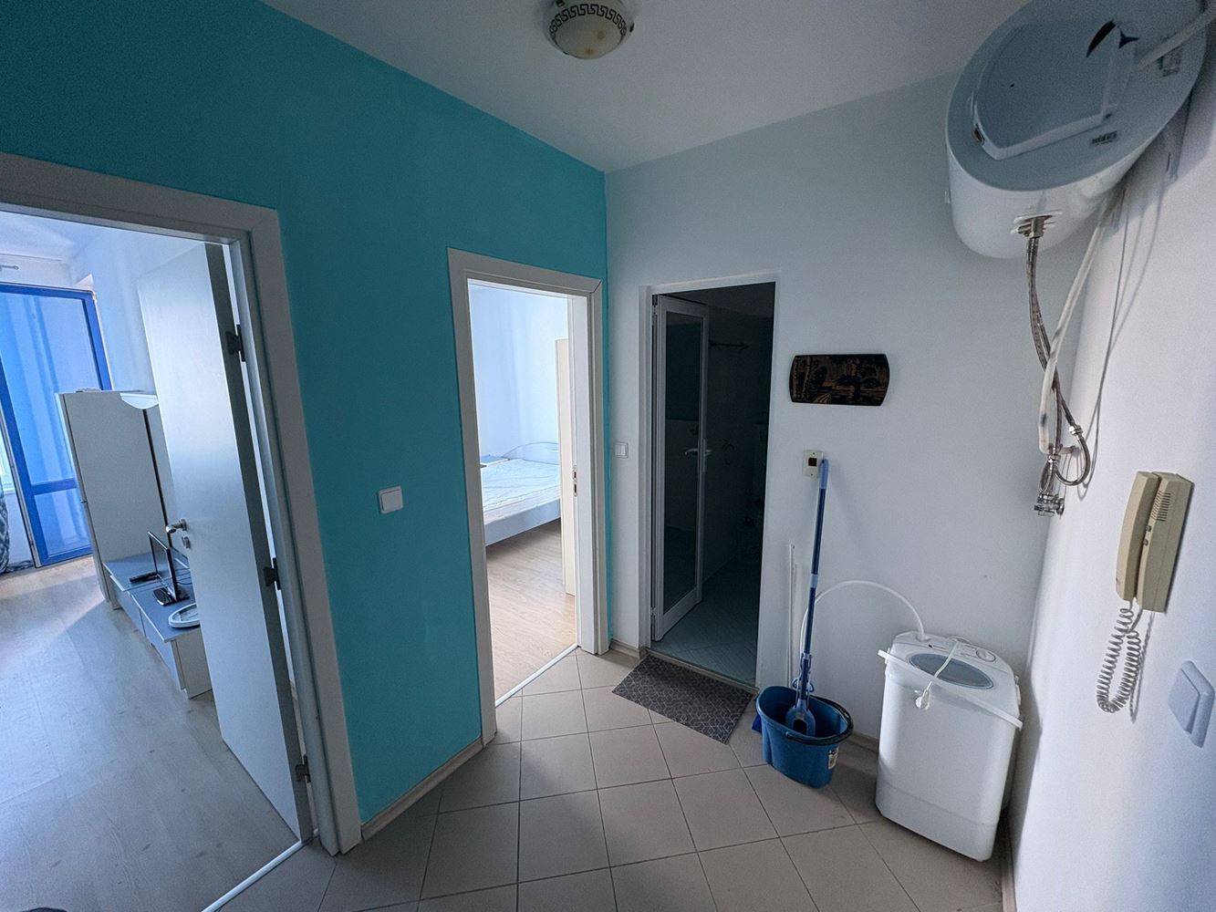 Spacious Two-Room Apartment on the First Sea Line in Pomorie