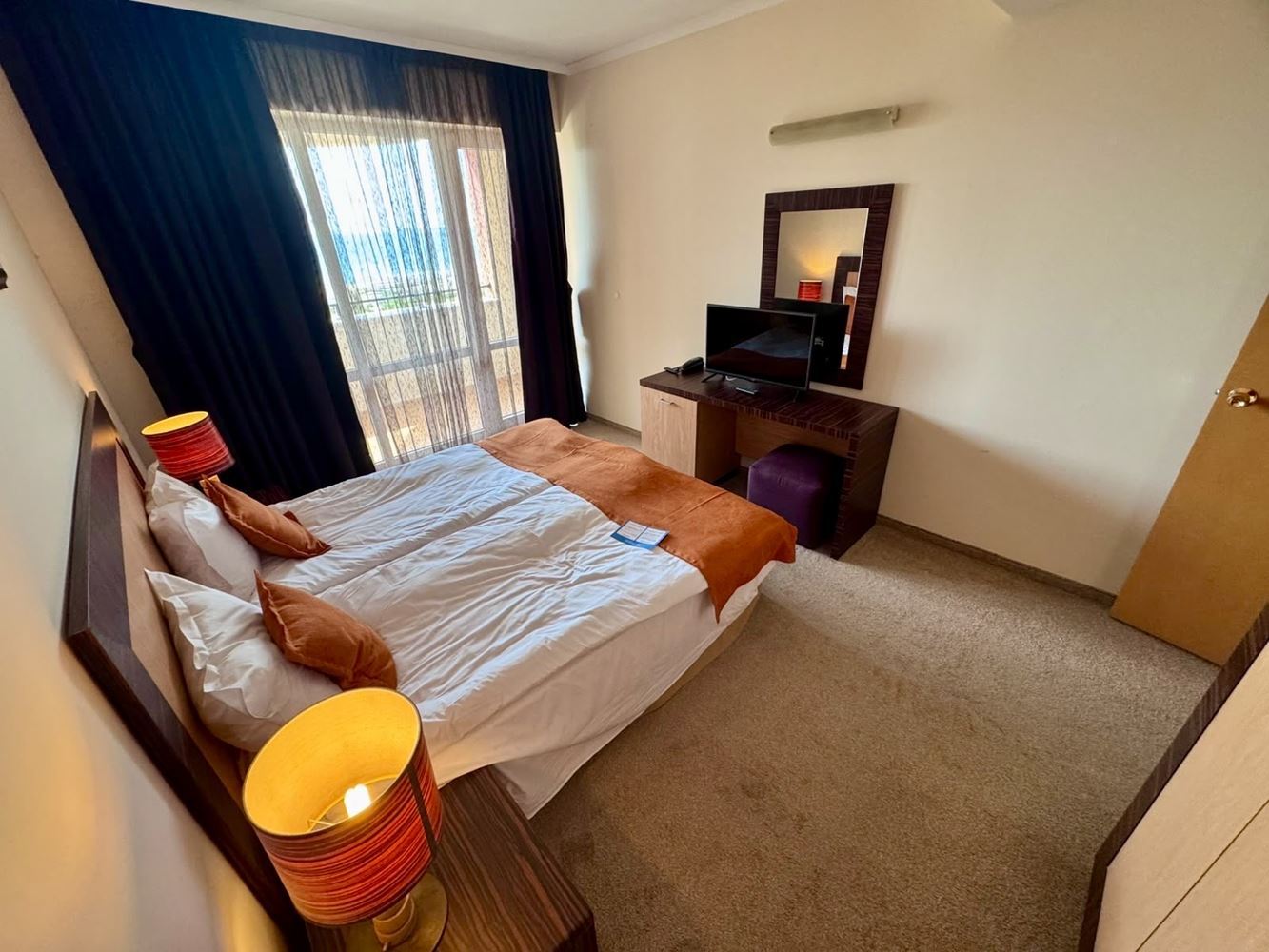 One-Bedroom Apartment on the First Line with Panoramic Sea View in Sunny Beach