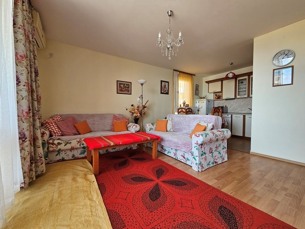 Sveti Vlas, beachfront – panoramic one-bedroom apartment with sea view from every room