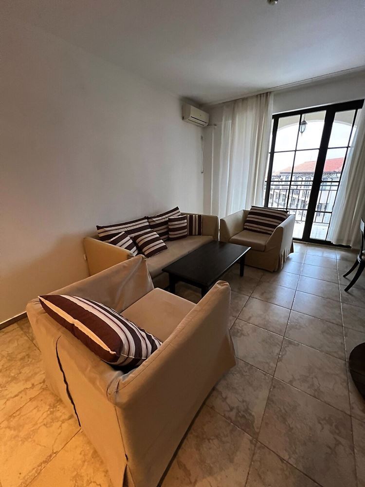Unique Two-Bedroom Apartment with Panoramic Sea and Pool Views on the First Line in Obzor