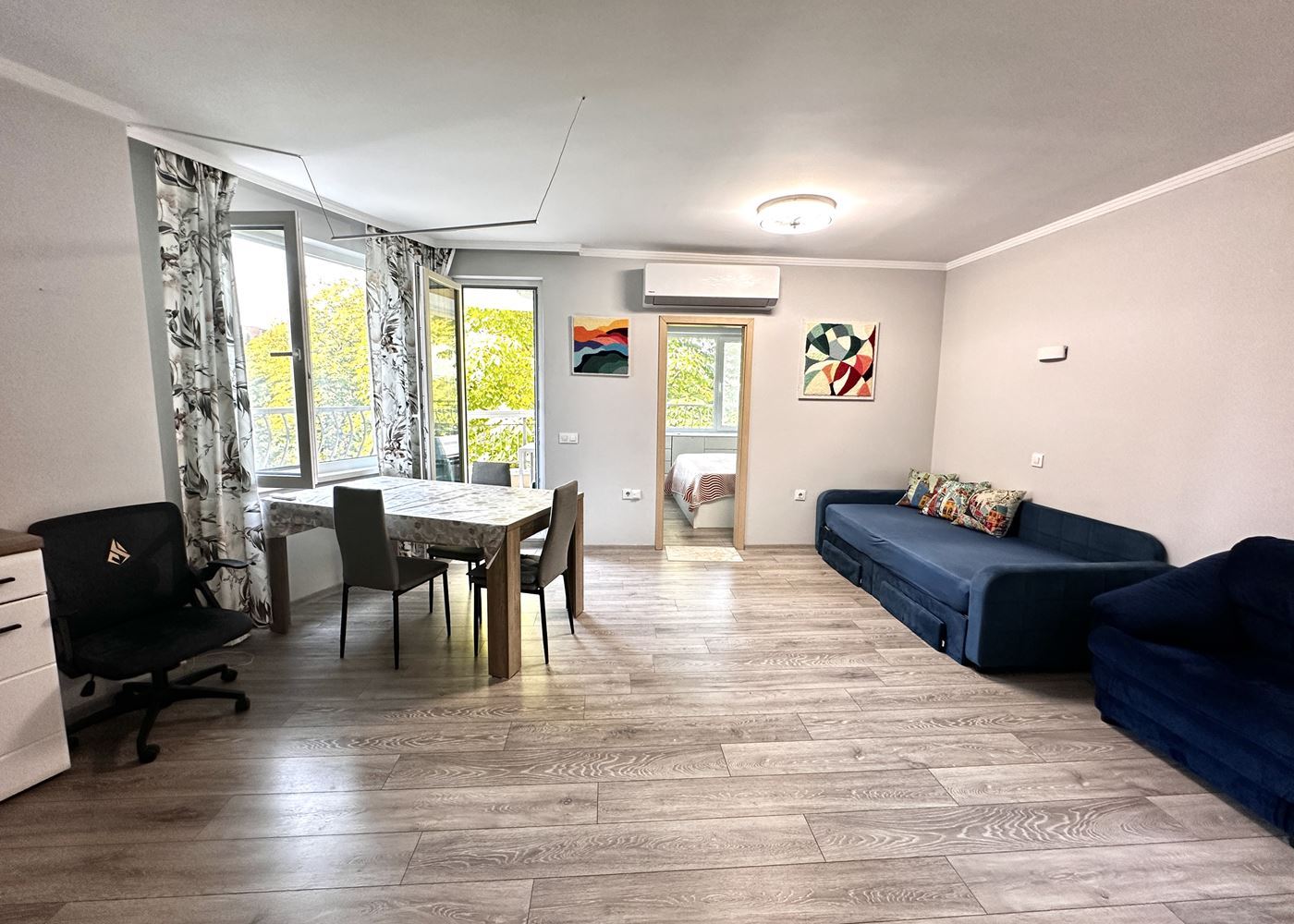 Two-room apartment 100 metres from the beach in Nessebar – tranquillity, greenery and an excellent location