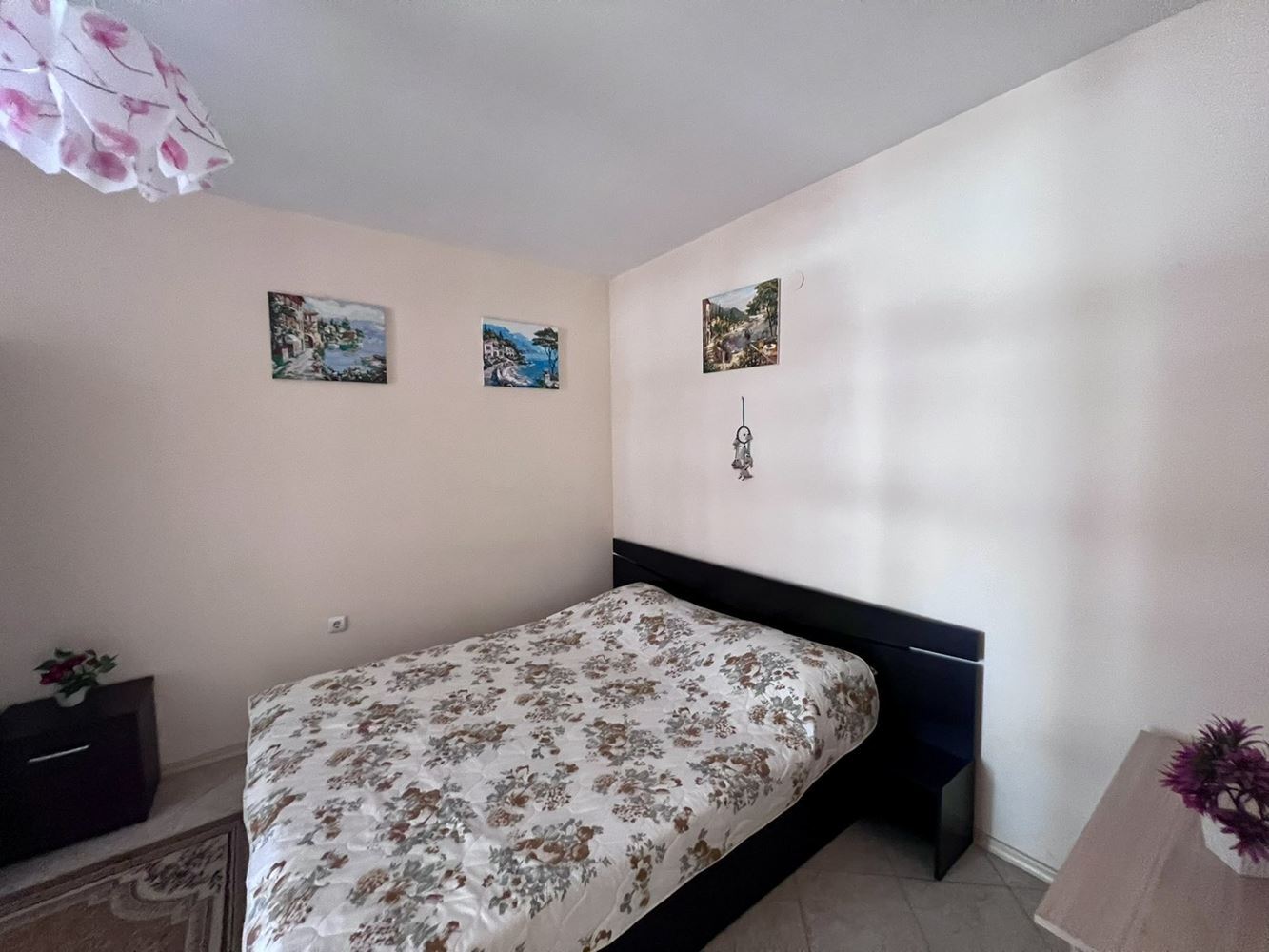 Spacious three-room apartment with two bedrooms and pool view in Sunny Beach