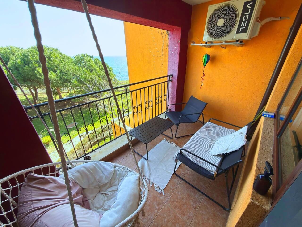 Spacious Three-Room Apartment with Sea View in Aheloy – Comfort, Luxury, and Family-Friendly Living