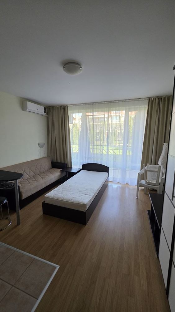 Practical and cozy studio in Sunny Beach – comfort and tranquility with a pool view