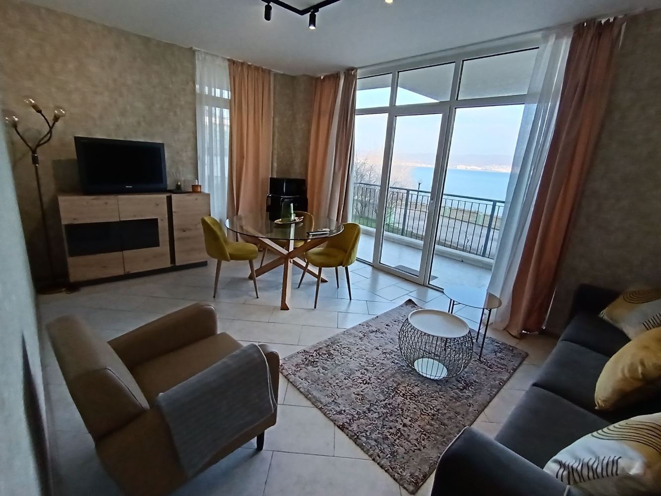 Beachfront Property in Nessebar – One-Bedroom Apartment with Direct Sea View, Ready to Move In