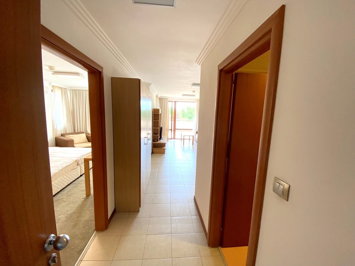 One-bedroom apartment on the first sea line in Ravda – luxury, nature, and impressive pool view