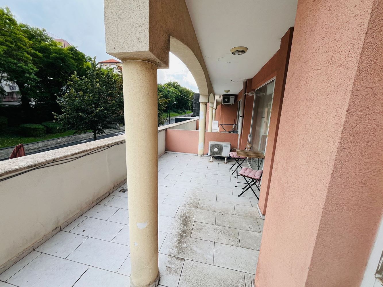 Excellent one-bedroom apartment in the heart of Nessebar with a large terrace and beautiful view