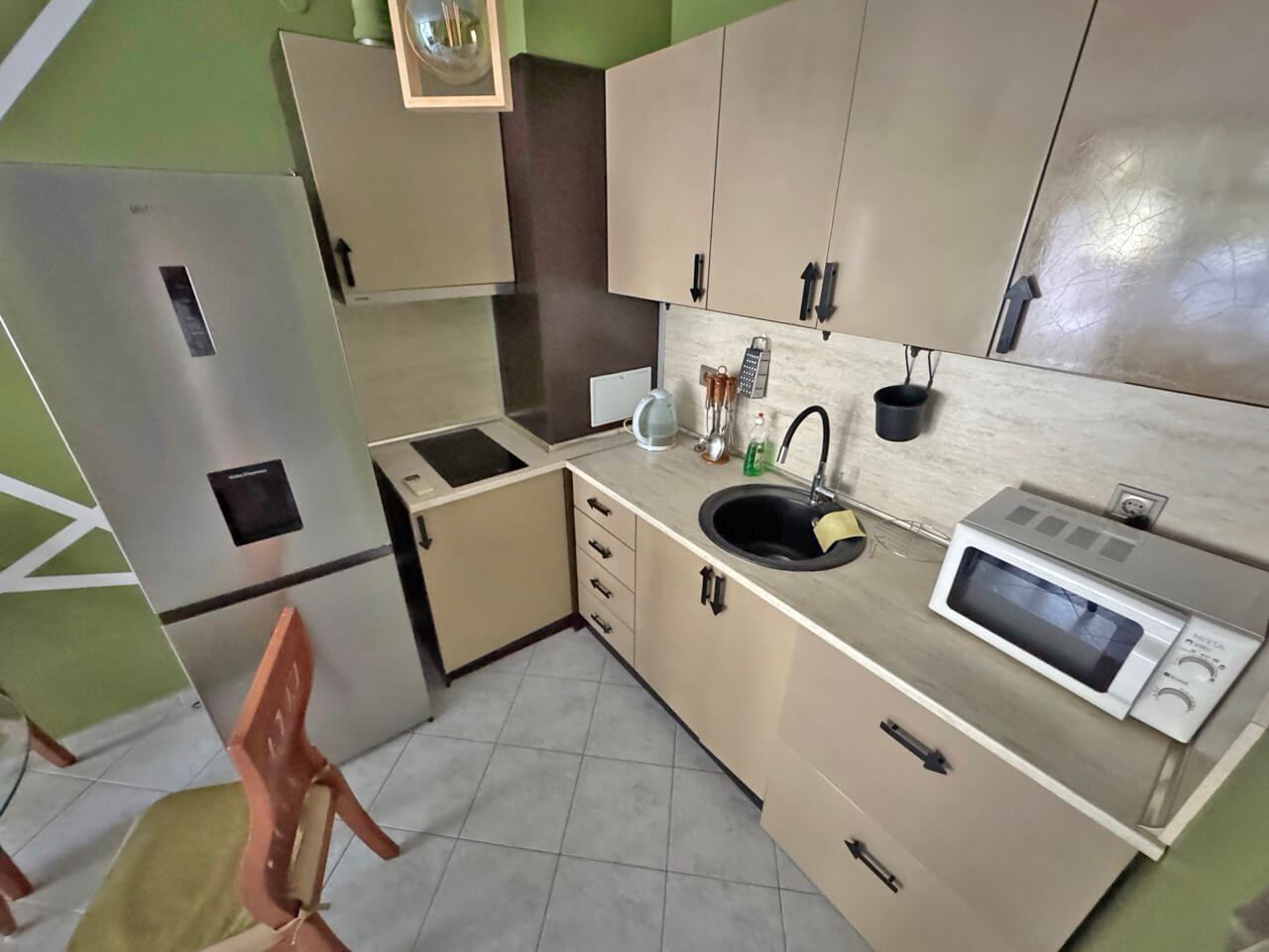 Spacious two-bedroom apartment with pool view in Sunny Beach