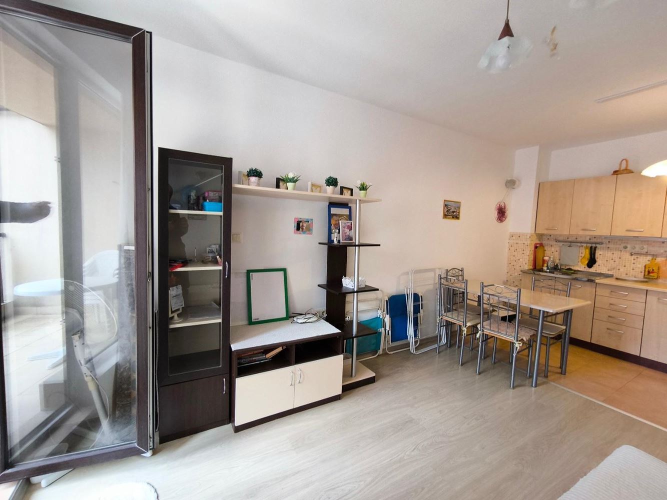 Spacious and bright studio in Pomorie – central location, low expenses and excellent investment