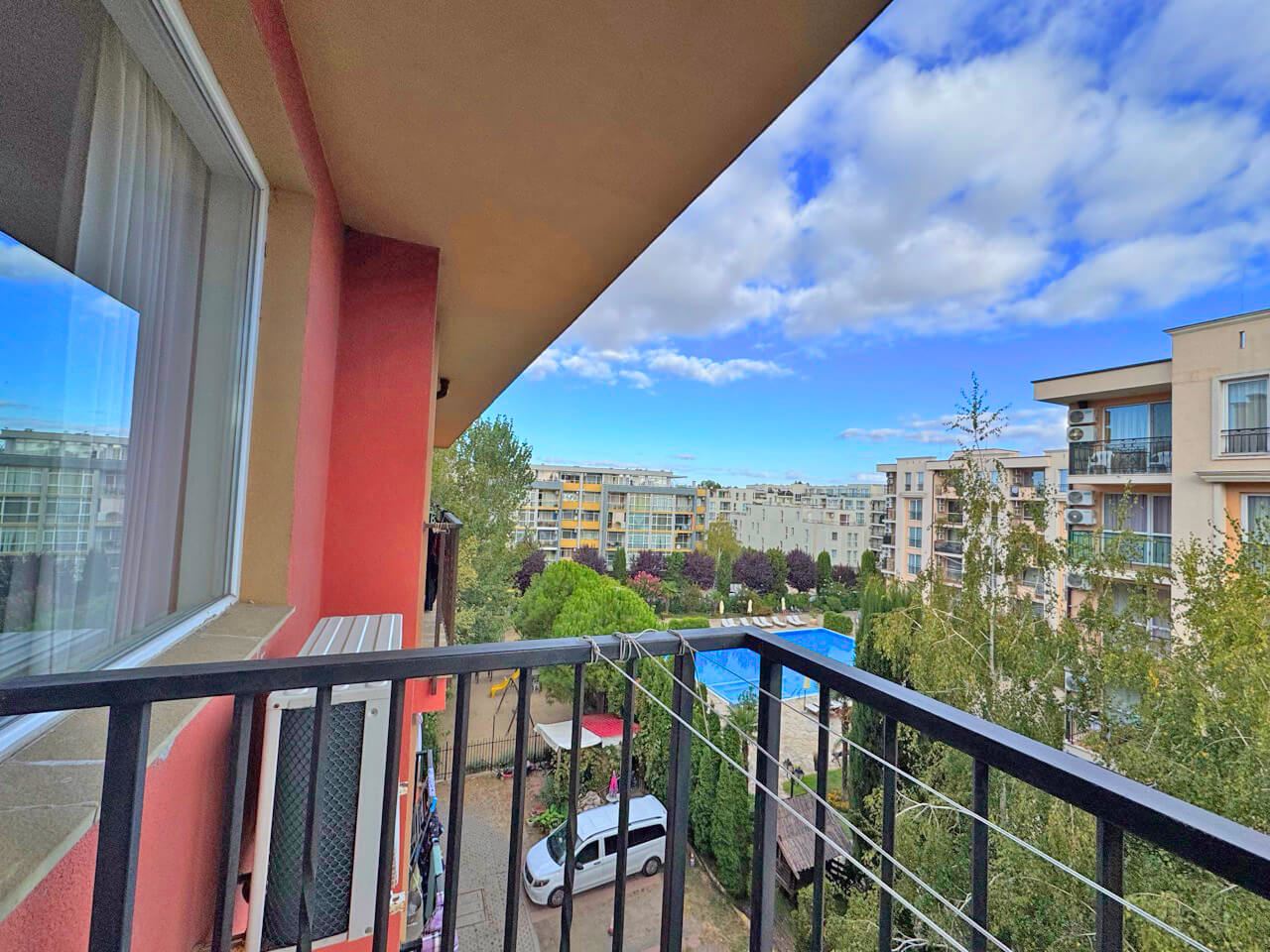 Furnished Studio with Pool View in Sunny Beach – An Excellent Choice for Holidays and Investment