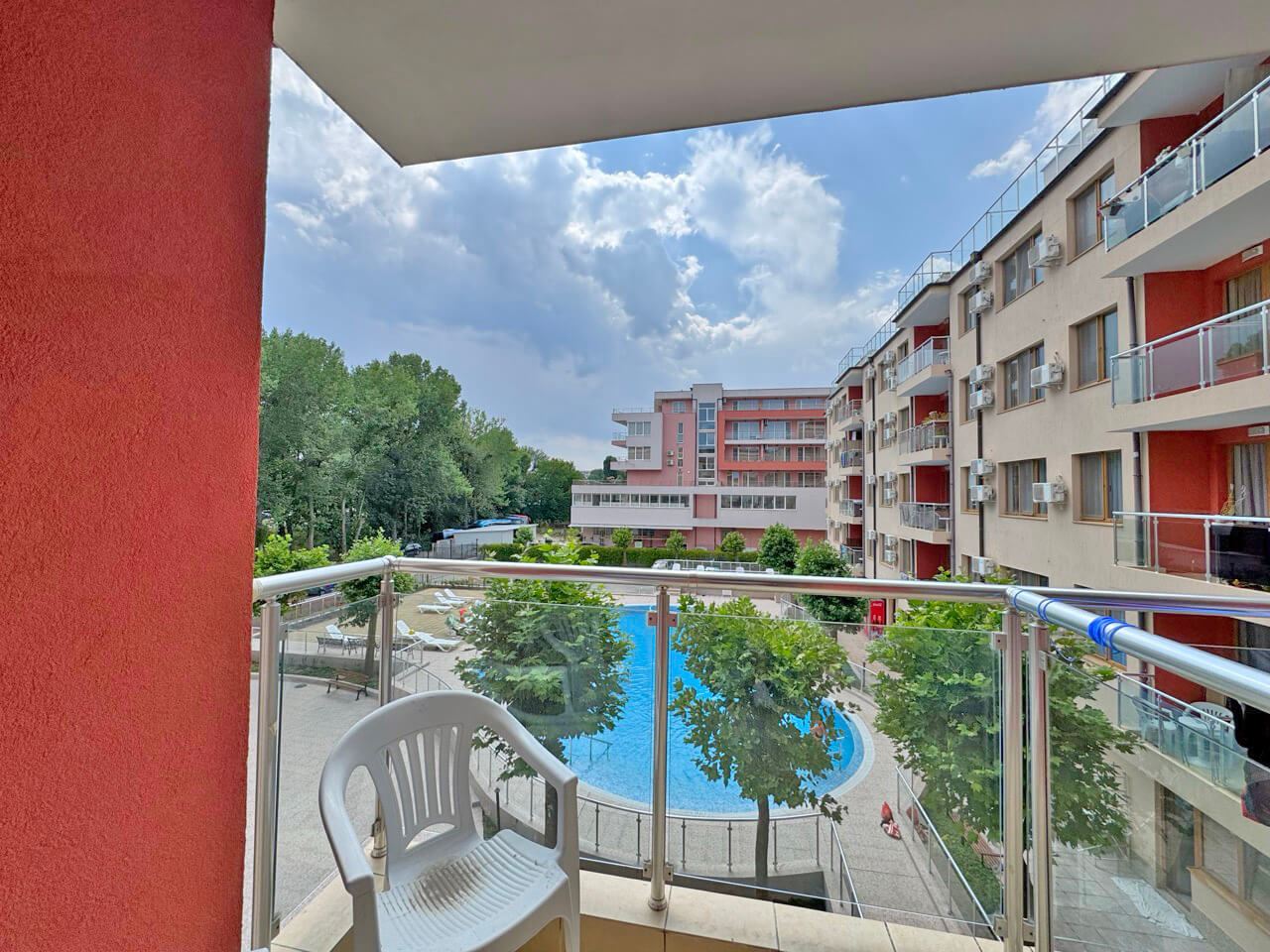 Cozy Studio with Pool View in a Prestigious Complex on the Border Between Nessebar and Sunny Beach