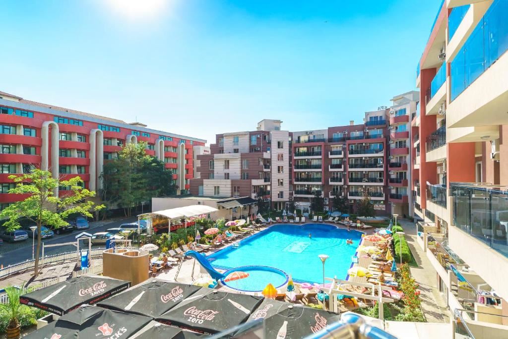 Stylish one-bedroom apartment just meters from the beach in Sunny Beach resort