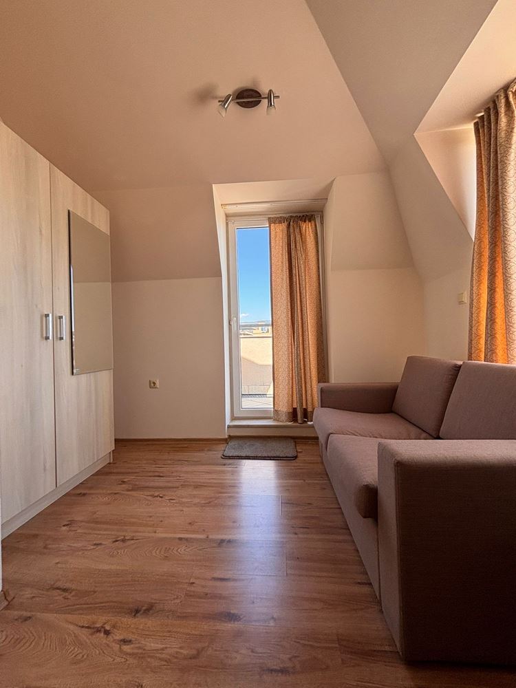 Elegant studio with a panoramic terrace in a luxury complex in Sunny Beach