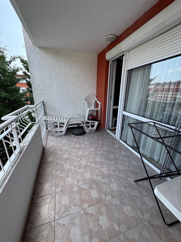 Spacious Studio with Pool View in Sunny Beach – Residential Electricity and Excellent Infrastructure