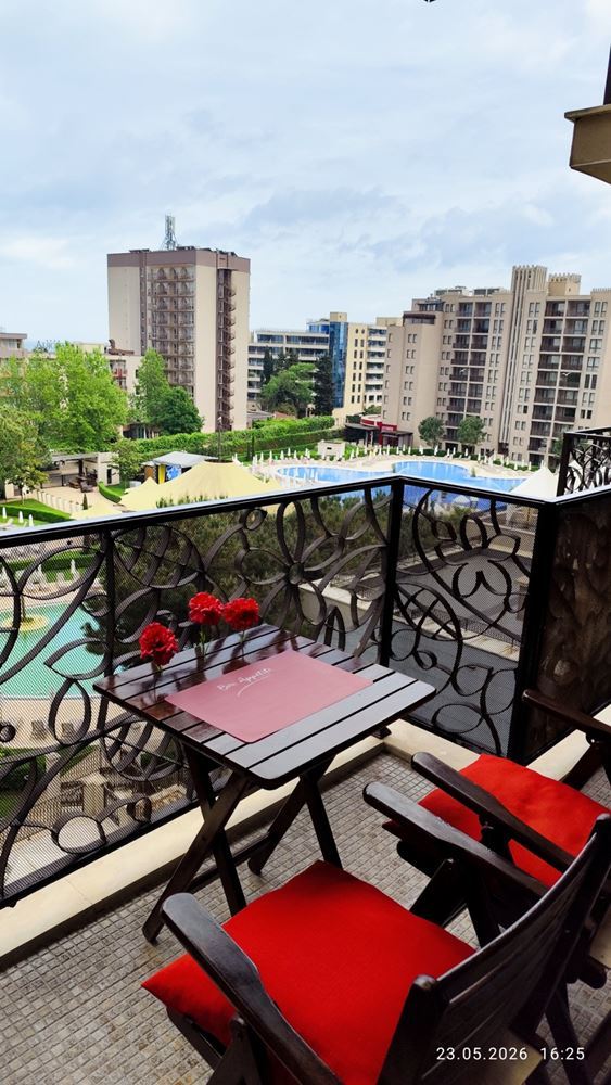 One-Bedroom Apartment with Pool View and Partial Sea View in Sunny Beach – Excellent Choice for Holidays and Investment