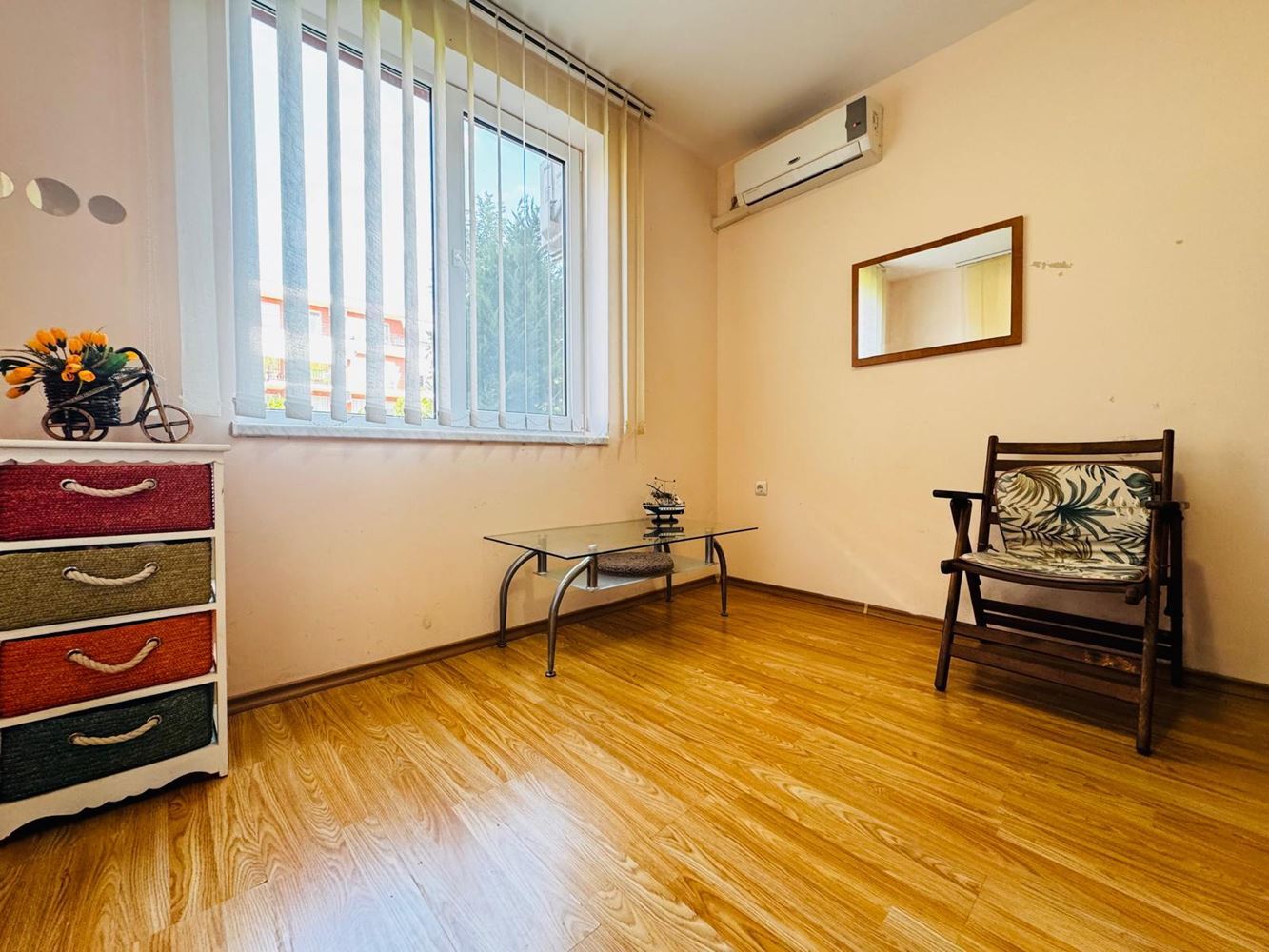 Cozy Three-room Apartment on the Ground Floor in Sunny Beach – Excellent Investment Near the Aquapark and the Sea