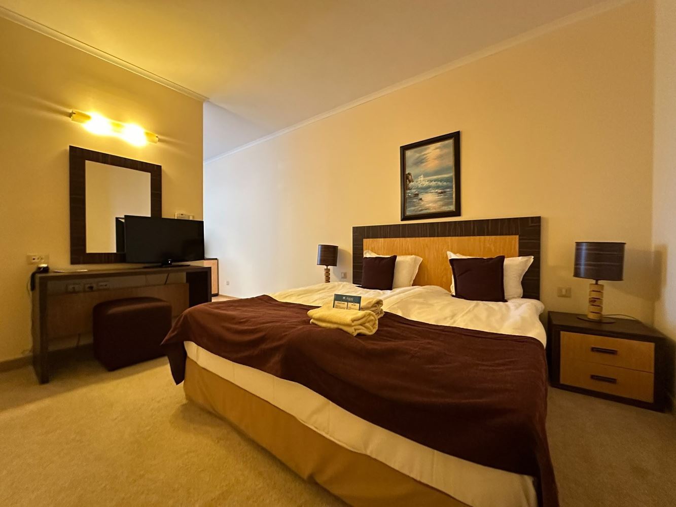 Apartment with an Impressive Sea Panorama on the First Line in Sunny Beach