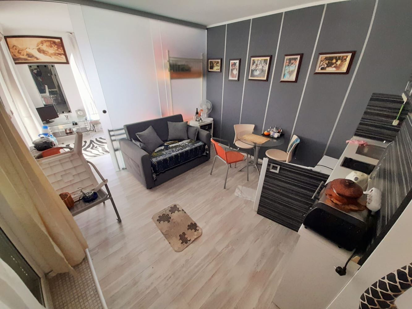 Spacious Studio Apartment with Separate Living Areas in a Prestigious Complex Near Cacao Beach in Sunny Beach