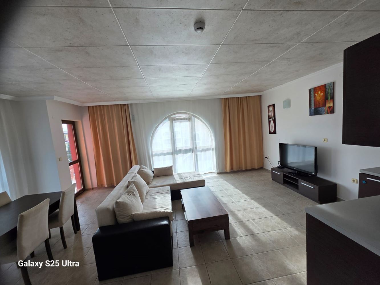 One-bedroom apartment with sea view and Old Nessebar view in Sveti Vlas