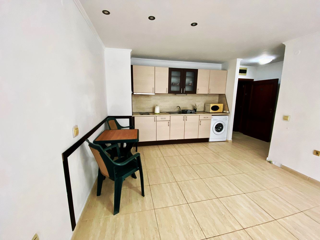 Luxury and tranquility on the first sea line in Sveti Vlas – spacious one-bedroom apartment with pool view