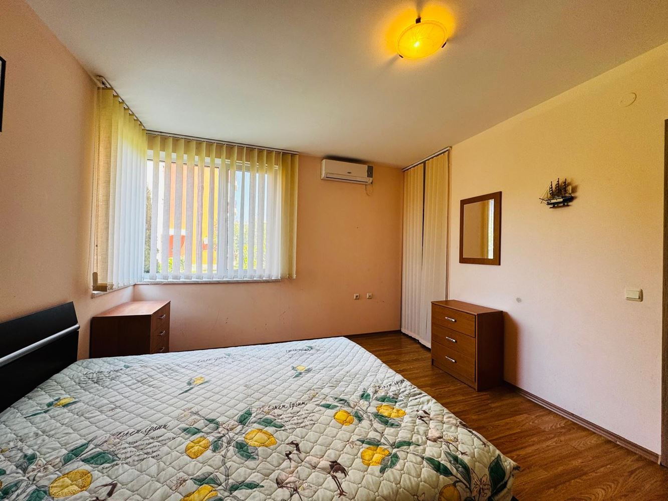 Cozy Three-room Apartment on the Ground Floor in Sunny Beach – Excellent Investment Near the Aquapark and the Sea