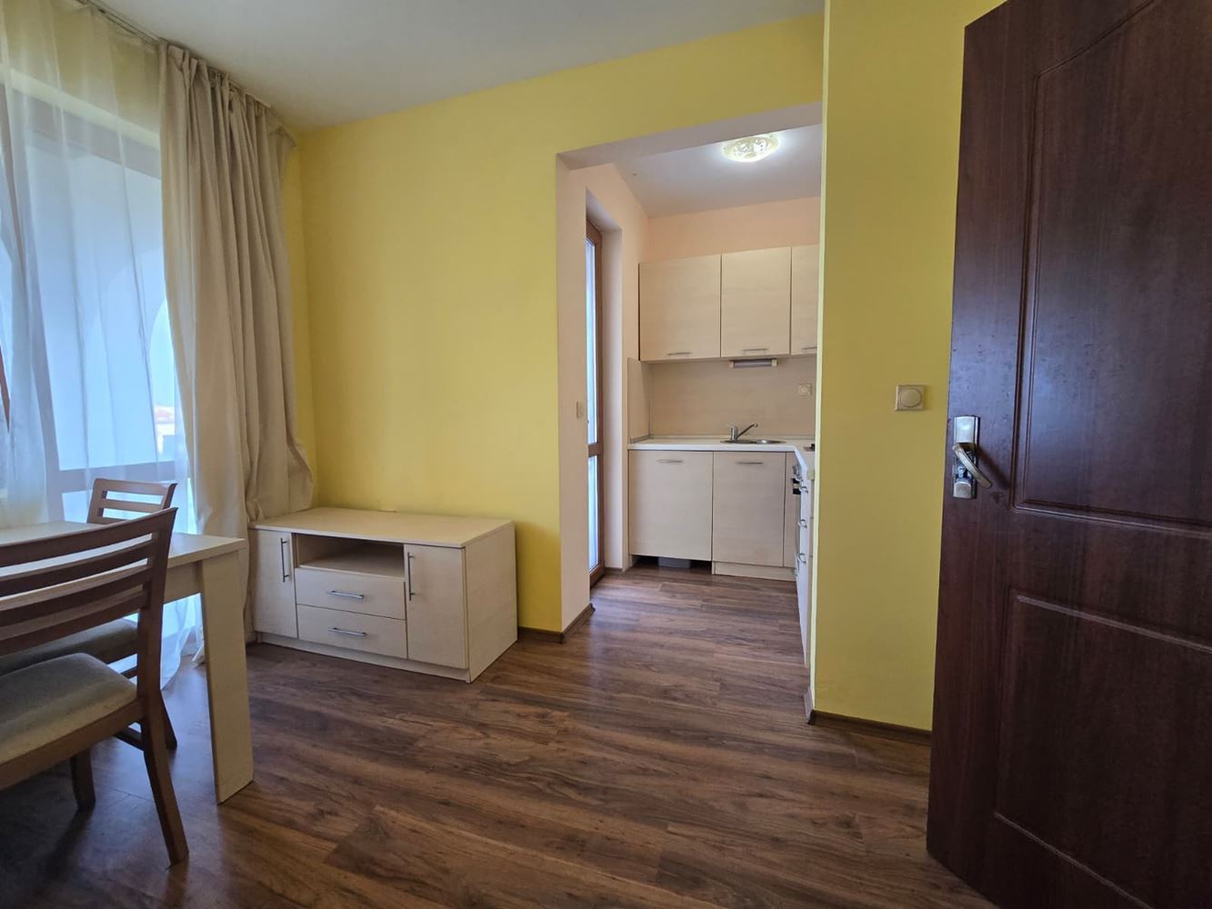 Furnished One-Bedroom Apartment with Sea View in Sozopol – No Maintenance Fee and a Short Walk to the Beach