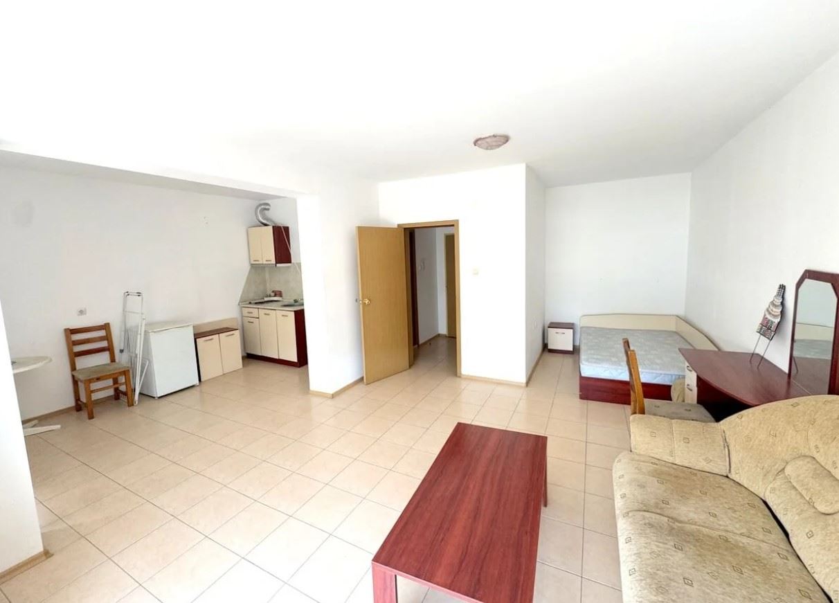 One-Bedroom Apartment 300 Meters from the Beach in Sunny Beach – Excellent Opportunity for Renovation and Investment