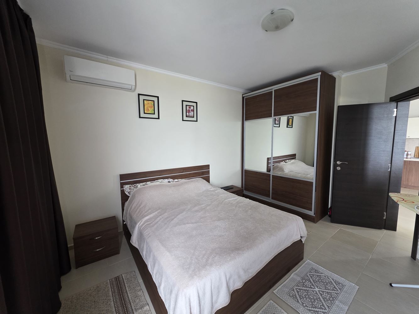 One-bedroom apartment on the first line with a frontal sea view in Nessebar
