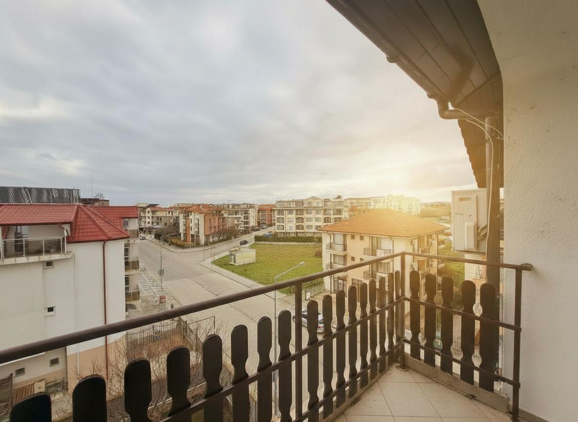 Sunny one-bedroom apartment in Ravda – an excellent investment and comfort just 10 minutes from the beach