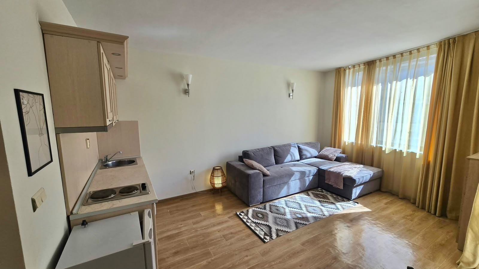 South-Facing One-Bedroom Apartment with Park View and Ready Documents for Sale in Sunny Beach