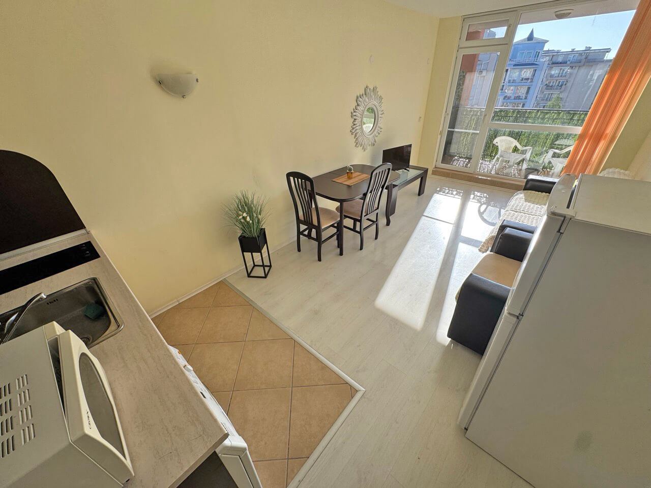 Stylish Studio with a Pleasant Pool View in Sunny Beach