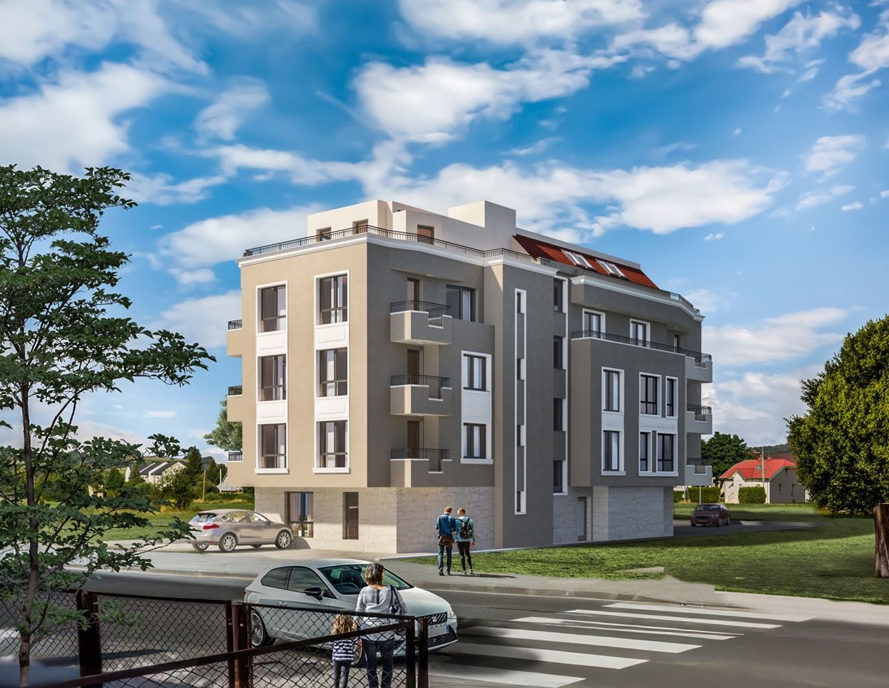 New One-Bedroom Apartment in Sarafovo with Southern Exposure and No Maintenance Fee