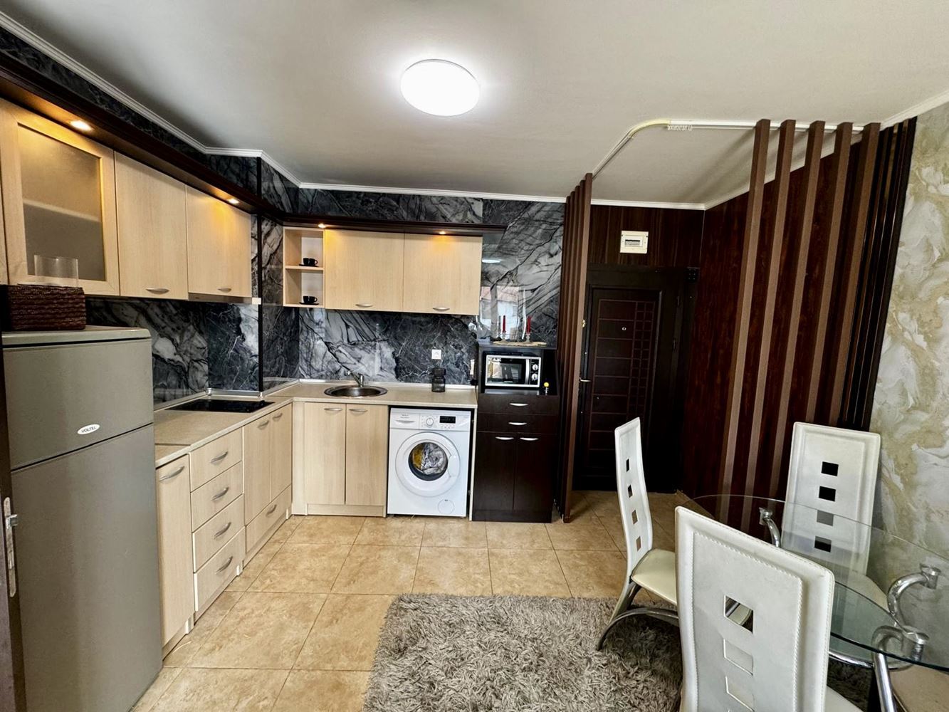 Spacious one-bedroom apartment with pool view in Nessebar