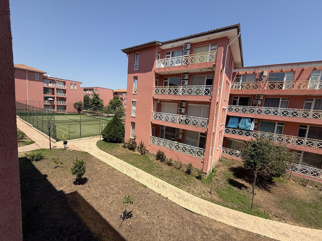 Furnished One-Bedroom Apartment with Pool View in Sunny Beach