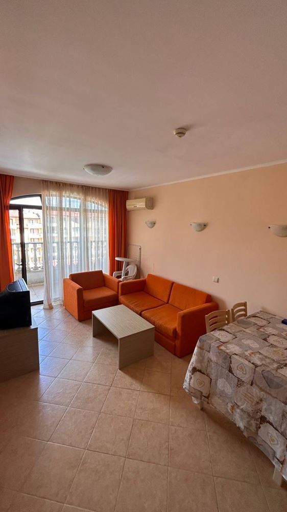 Panoramic One-Bedroom Apartment in a Complex with Swimming Pools, SPA and a Huge Green Garden in Sunny Beach
