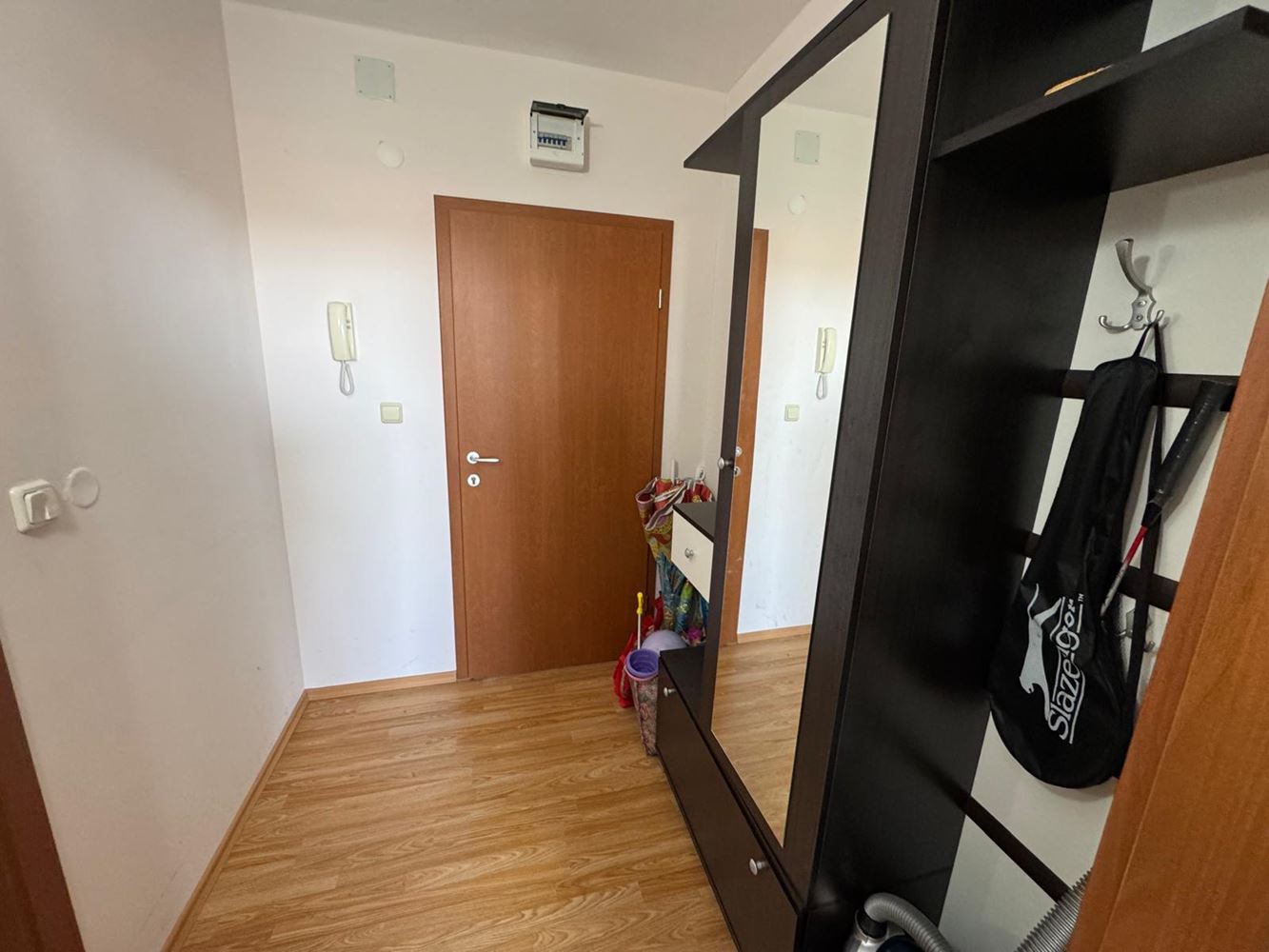 Spacious studio with sea view and separate sleeping area in Aheloy