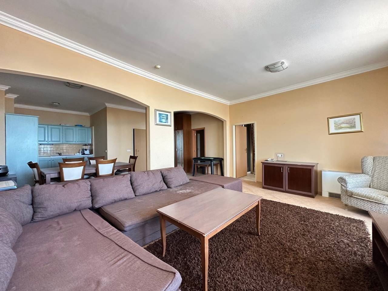 Spacious Apartment with Sea View on the First Line in Pomorie – Holiday Property with the Feeling of a Luxury Resort