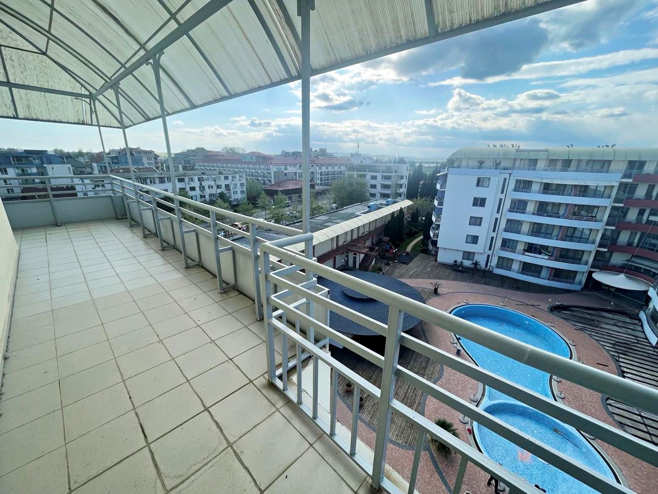 Spacious One-Bedroom Apartment with Pool View in Sunny Beach