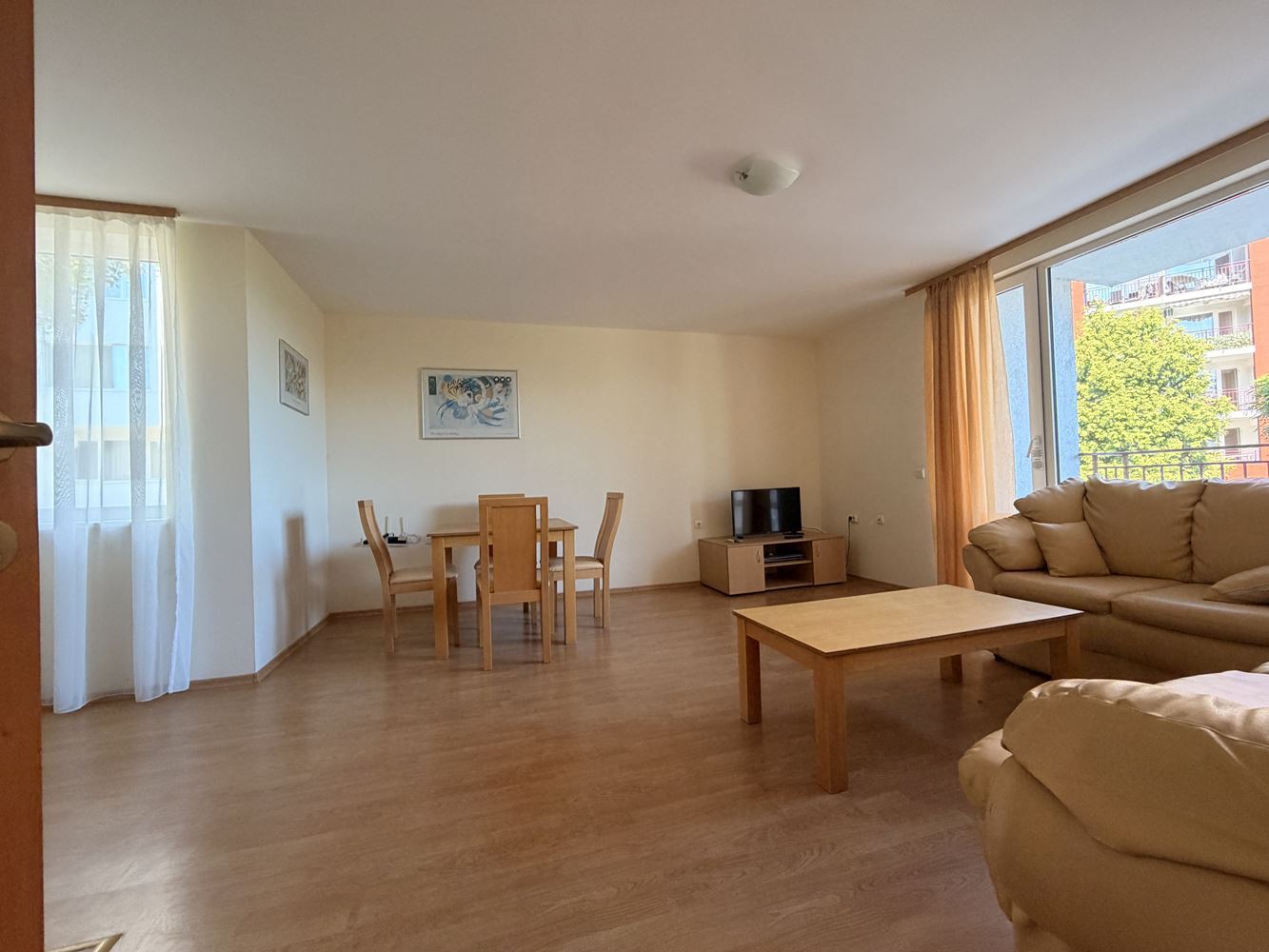 Absolute First Line in Sveti Vlas! Spacious One-Bedroom Apartment with Beautiful Sea View
