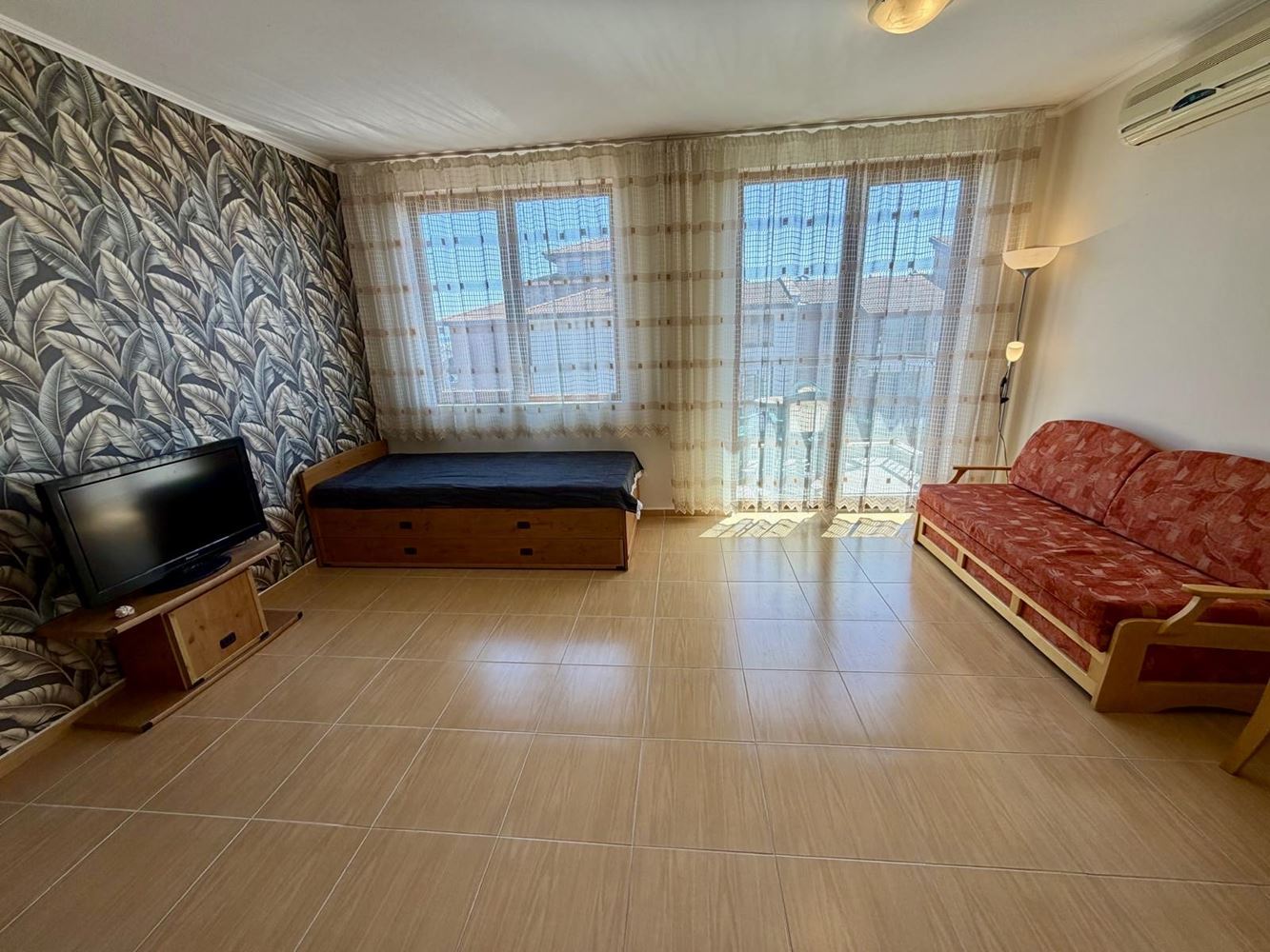 Panoramic studio with breathtaking sea view in Nessebar – ready to move in