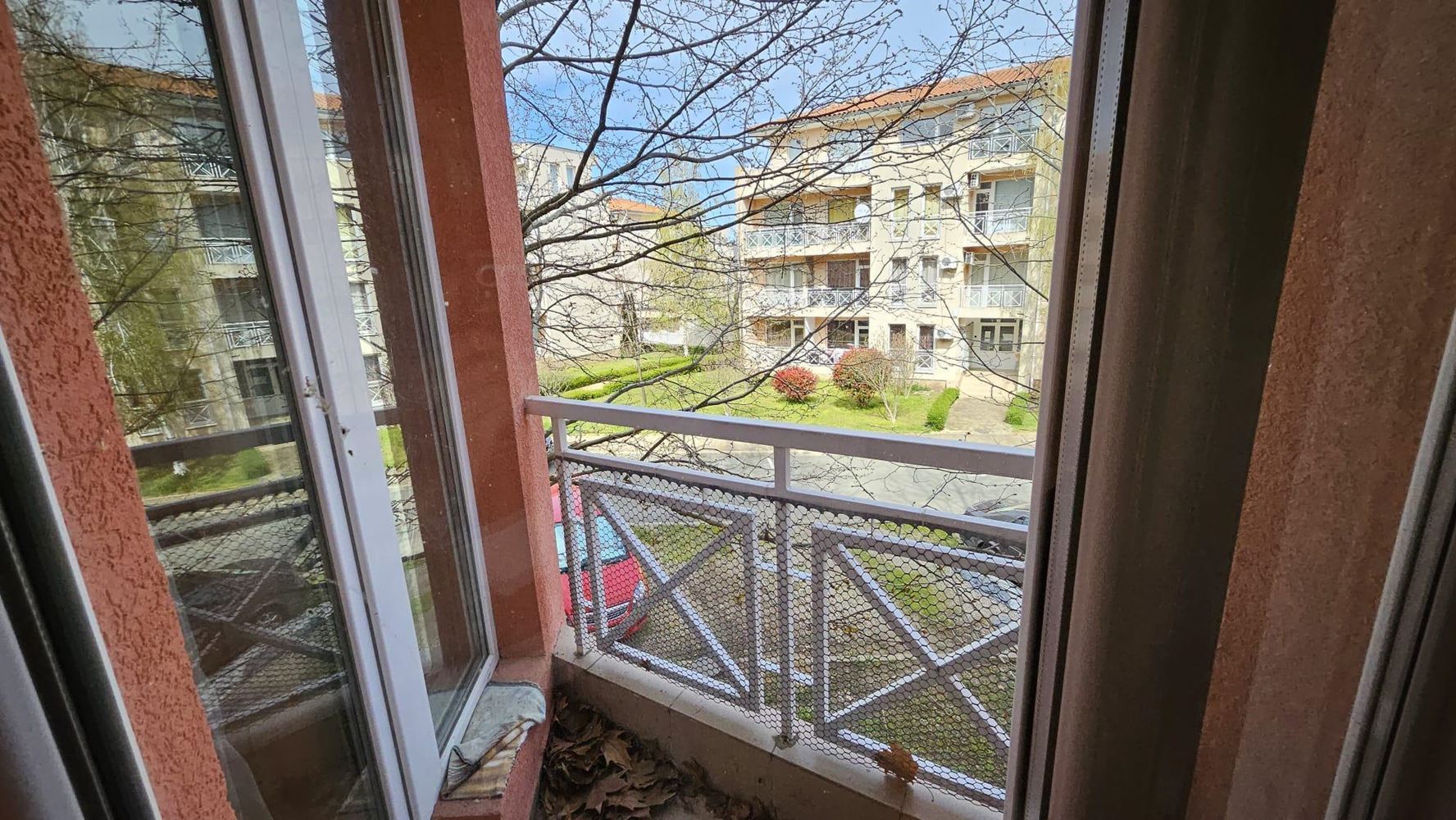 Modern one-bedroom apartment in a gated complex with pools and water attractions in the Sunny Beach area