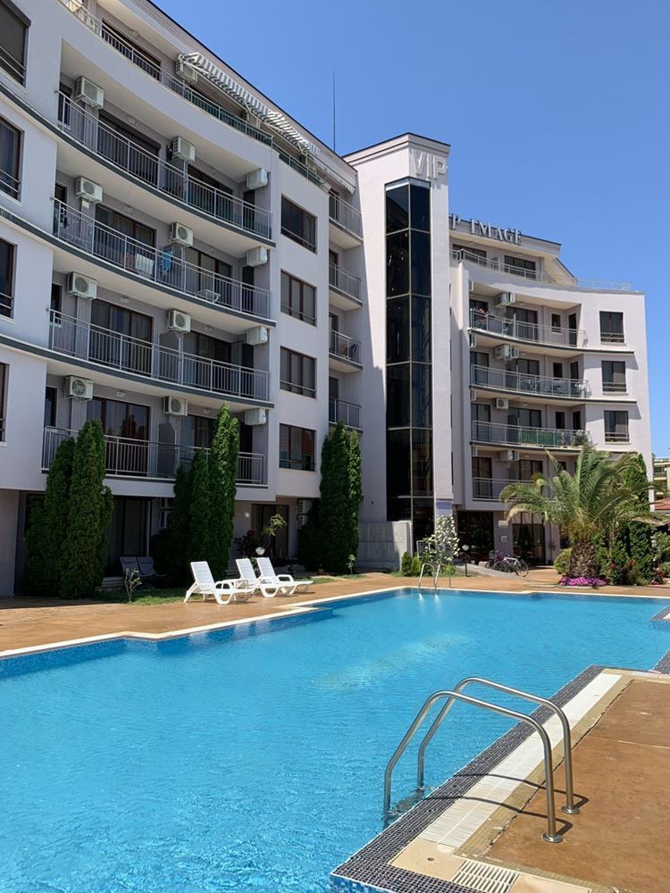 Two-bedroom apartment in Sunny Beach – fully furnished, with swimming pool and excellent investment potential