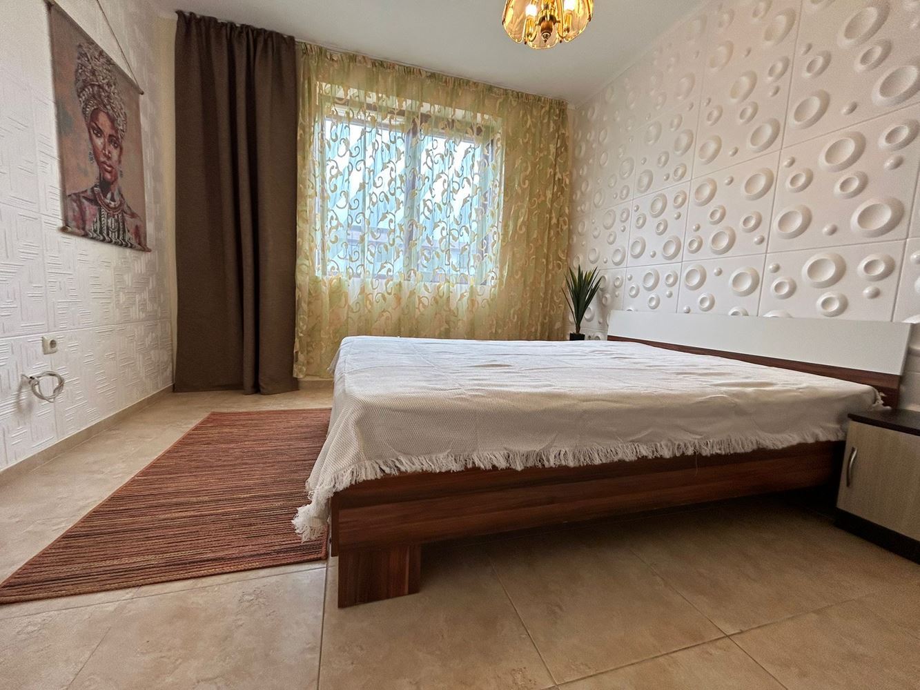 Spacious one-bedroom apartment with pool view in Nessebar