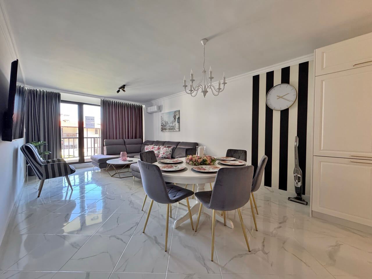 Spacious apartment with two bedrooms in a modern complex in Sveti Vlas – comfort between the sea and the mountains